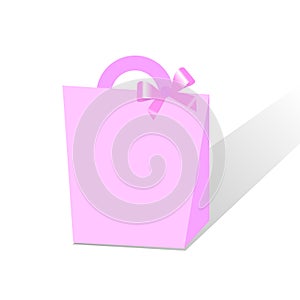 Retail Pink Shopping Bag