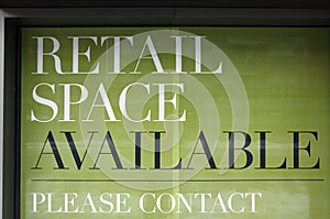 Retail space available photo