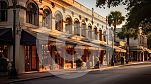 retail street mall building