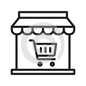 Retailer icon vector image.