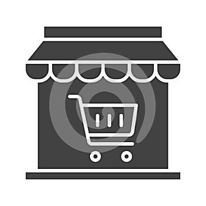 Retailer icon vector image. photo