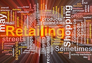 Retailing word cloud box package