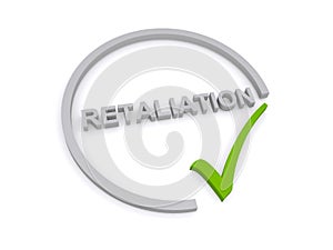 retaliation word on white
