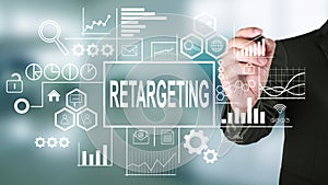 Retargeting. Business Marketing Words Typography Concept photo