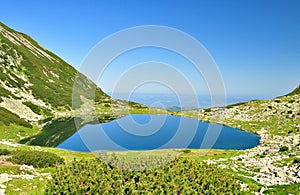 Retezat glaciar lake