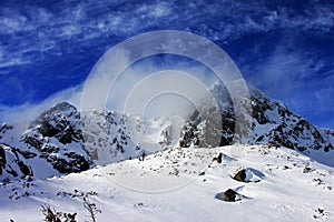 Retezat mountain in winter