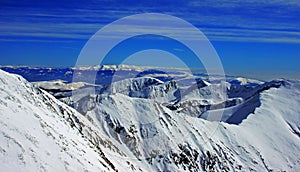 Retezat mountain in winter