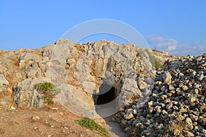 Rethymno Fortezza fortress cave
