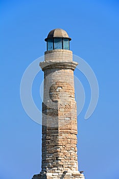 Rethymno lighthouse, Crete. photo