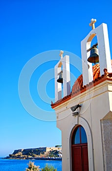 Rethymnon fort with church