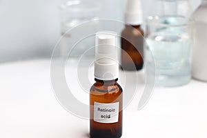 Retinoic acid is a chemical ingredient in beauty product