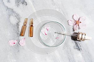 Retinol and almond oil serum oil beauty care