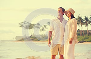 Retired Couple on the Beach