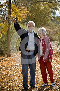 Retired Couple Togetherness