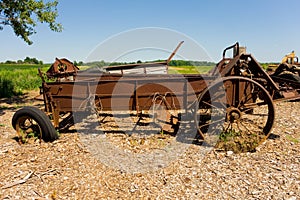 Retired farming equipment in canada