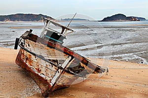 Retired fishing boat