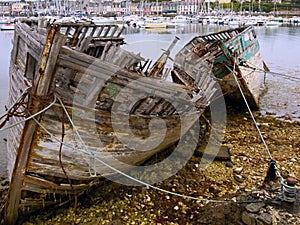 Retired fishing boats