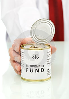 Retirement fund concept