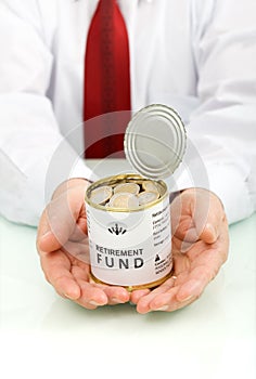 Retirement fund concept