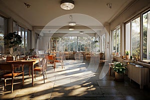 retirement home Rendered in VRAY