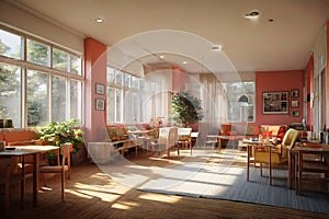 retirement home Rendered in VRAY