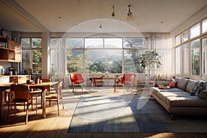 retirement home Rendered in VRAY photo