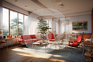 retirement home Rendered in VRAY photo