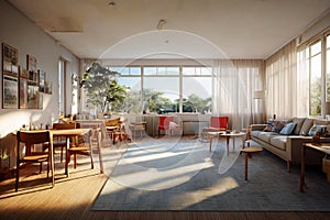 retirement home Rendered in VRAY photo