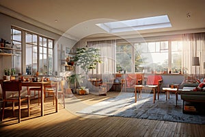 retirement home Rendered in VRAY photo