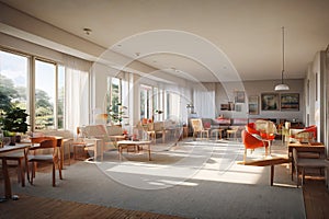 retirement home Rendered in VRAY photo