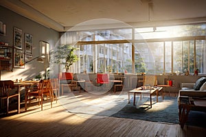 retirement home Rendered in VRAY photo