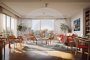 retirement home Rendered in VRAY photo