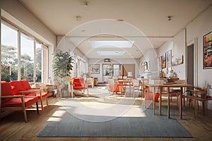 retirement home Rendered in VRAY photo