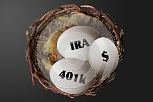 Retirement Nest Eggs.