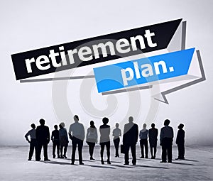 Retirement Plan Retirement Planning Pension Concept