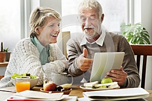 Retirement Senior Couple Lifestyle Living Concept