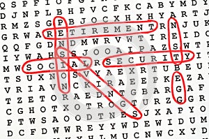 Retirement Word Search Puzzle