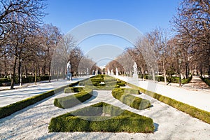 Retiro Park in Madrid, Spain