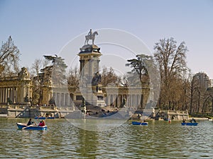 RetiroÃÂ´s park, Madrid, Spain