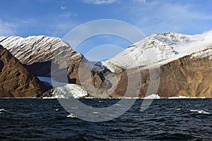 Retreating Ice, Greeland Glaciers