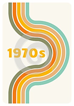Retro 1970s banner