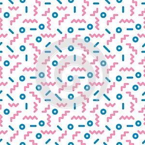 Retro 80s pattern seamless tile