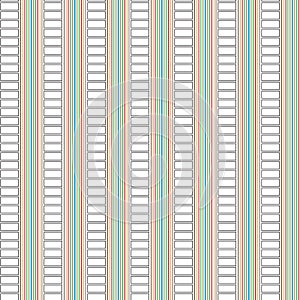 Retro Abstract Colorful Stripe Lines Native Ethnic Background Pattern