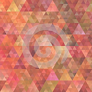 Retro abstract gradient regular triangle background design