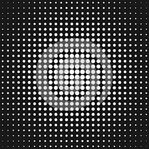 Retro abstract halftone circle pattern background from dots