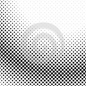 Retro abstract halftone dot pattern background - vector design