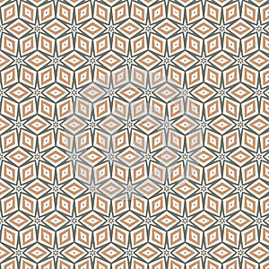 Retro Abstract Stars Square Cube Texture Background Pattern Square