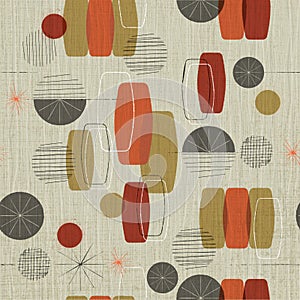 Retro Abstract Textile Background with grunge overlay