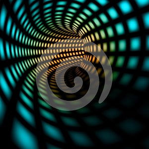 Retro abstract tunnel background