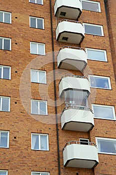 Retro apartments with exposed livingspace